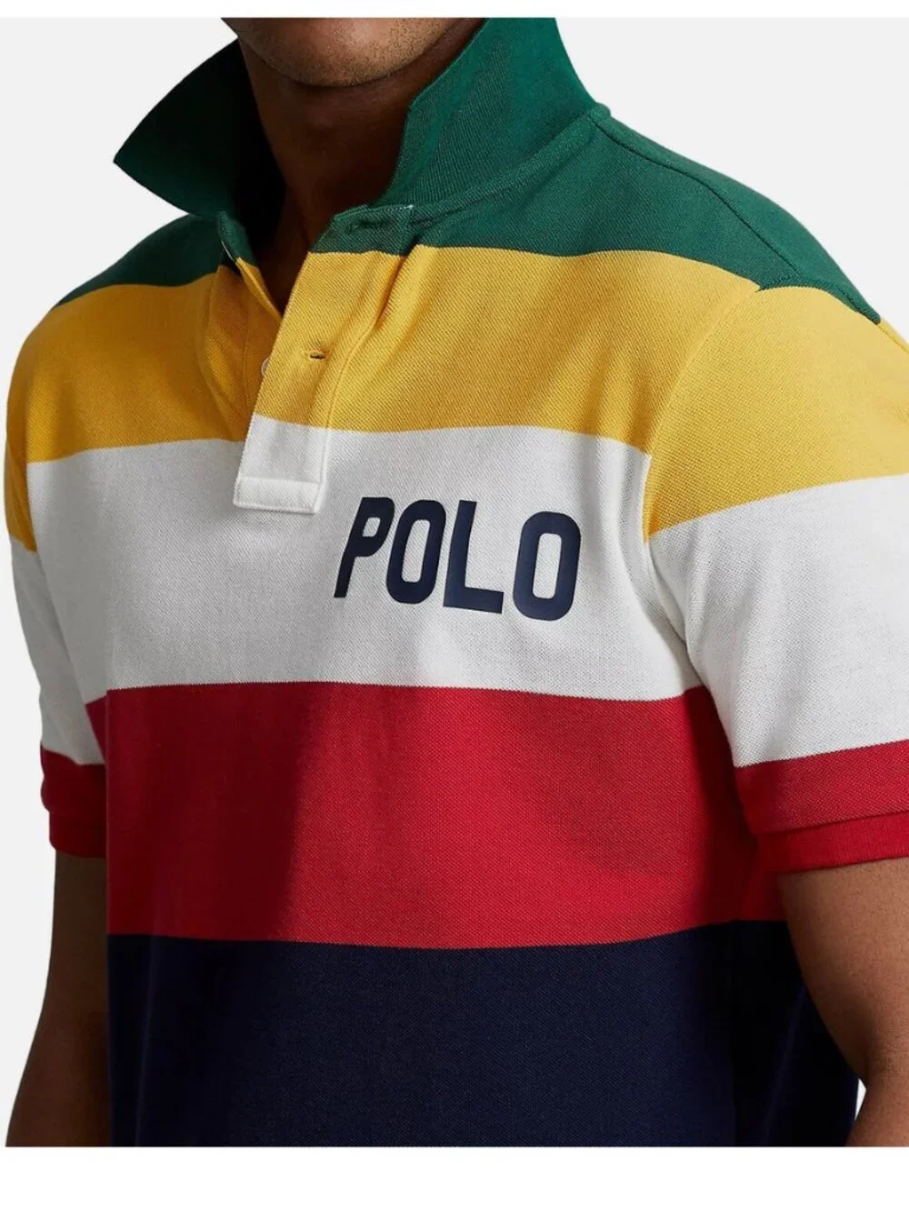 POLO Ralph Lauren Classic Fit Logo Mesh Polo Shirt